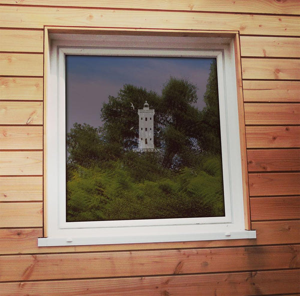 Phare de Kermorvan - Sticker Verre Gravé Breton